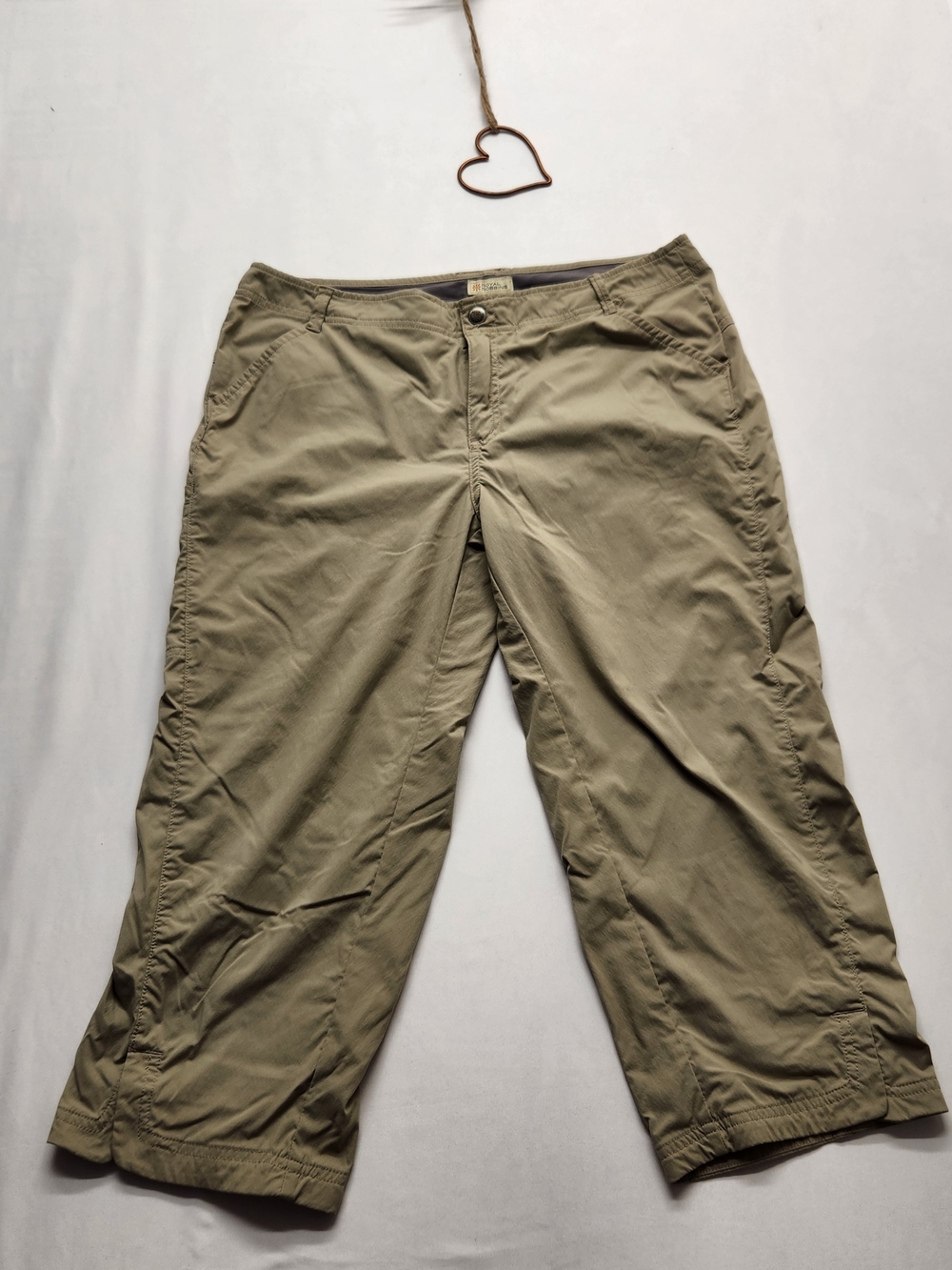 ⭐️Royal Robbins Women’s Size 10 Beige Hiking Capri Pants - Lightweight Travel